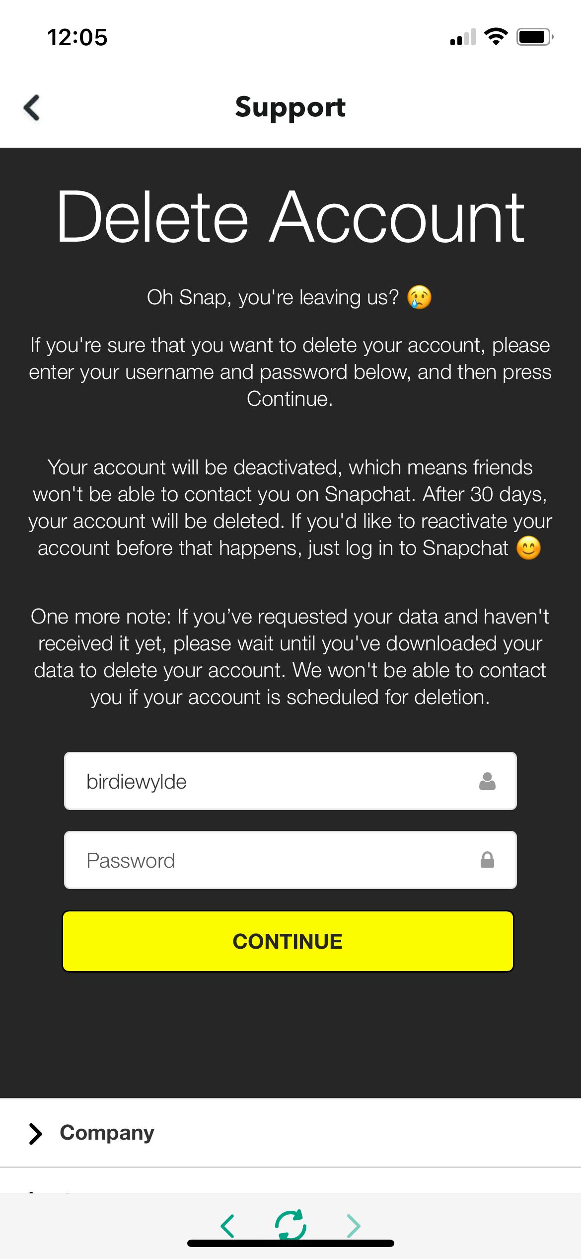 How To Delete Snapchat