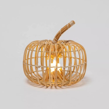 Harvest Round Chipwood Pumpkin Lantern - Hyde & EEK! Boutique