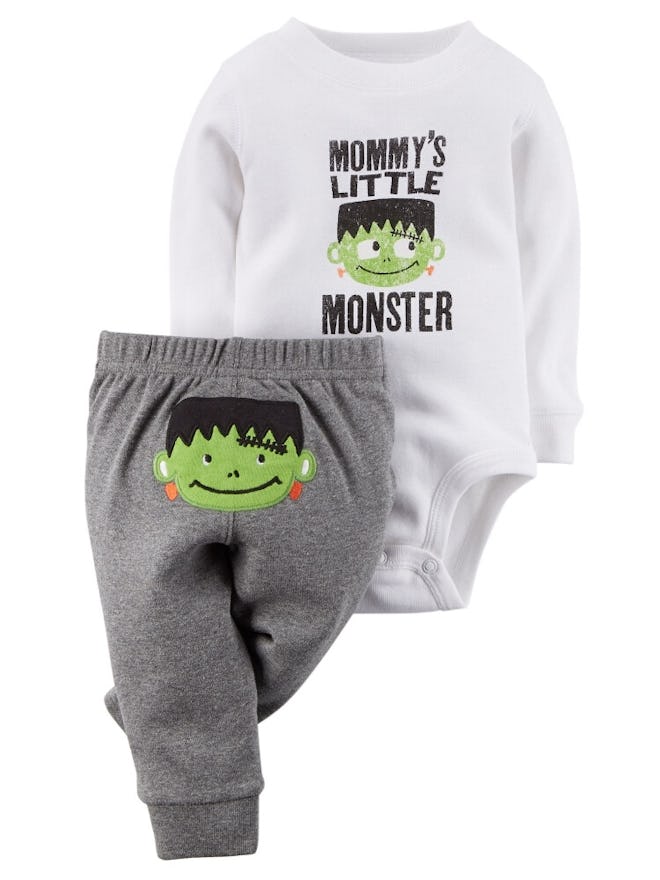Halloween Bodysuit & Pant Set Little Monster
