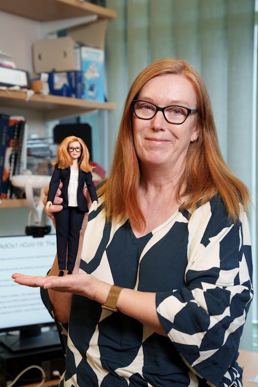 Professor Gilbert was honored with her own Barbie.