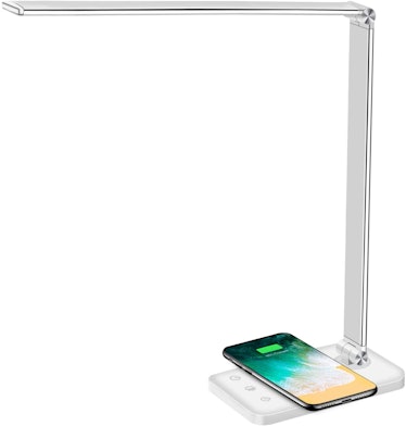Multifunctional LED Desk Lamp with Wireless Charger & USB Charging Port