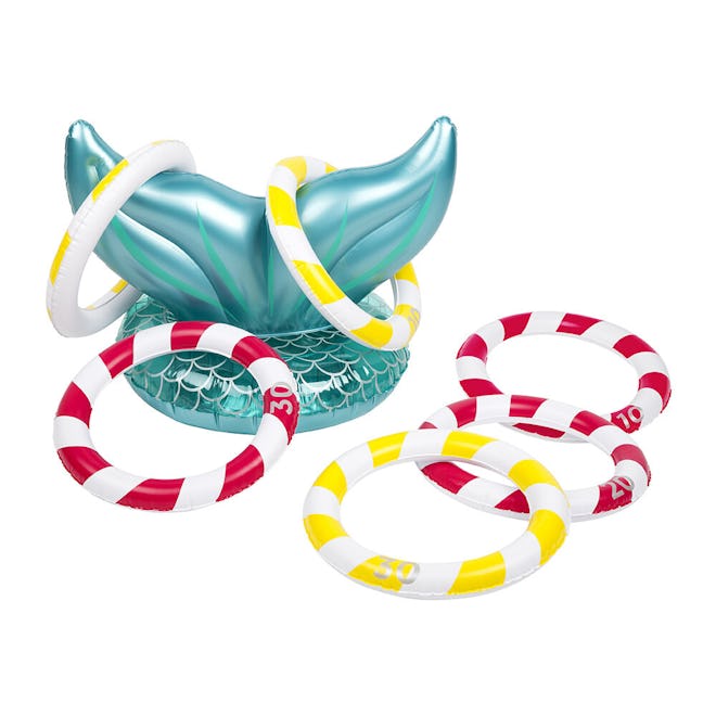 Inflatable Mermaid Ring Toss Game