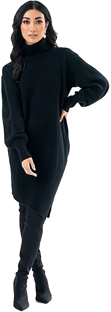 Pantora Sabrina Asymmetrical Sweater Dress
