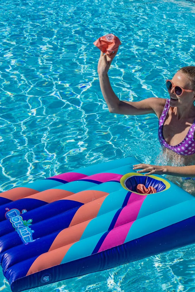 Inflatable Bag Toss Pool Float Game