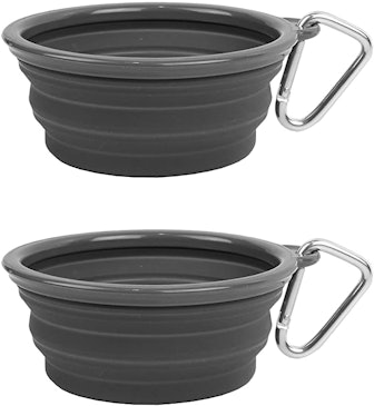 Prima Pet Collapsible Silicone Travel Bowls (2-Pack)