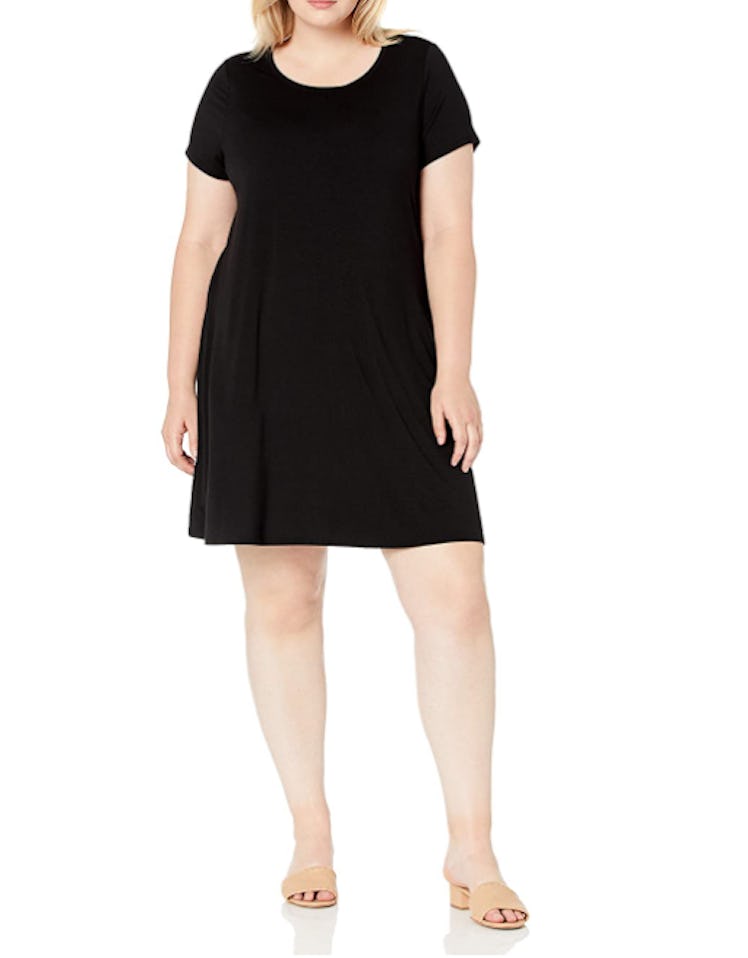 Amazon Essentials Plus-Size Short-Sleeve Swing Dress
