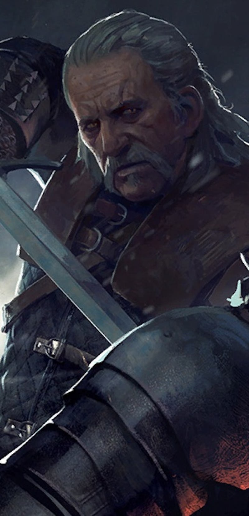 Vesemir illustration from Gwent