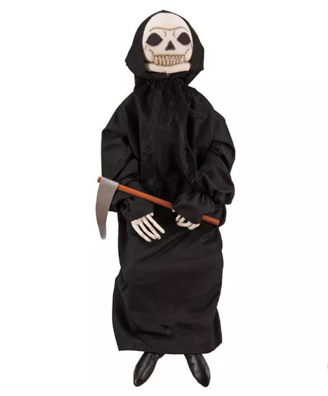 Gallerie II 42" Sitting Grim Reaper Halloween Figure