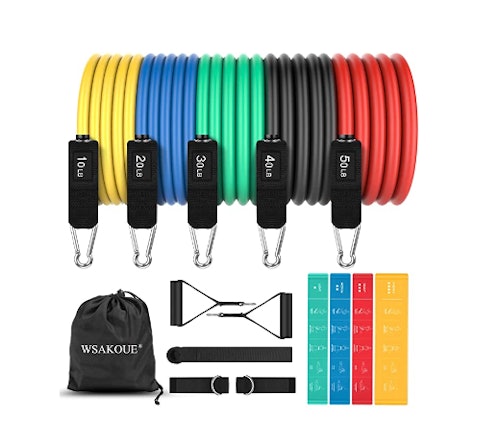 WSAKOUE Resistance Bands Set