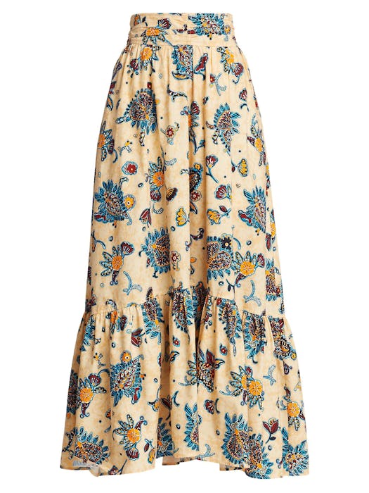 A.L.C. Lucie Floral Maxi Skirt