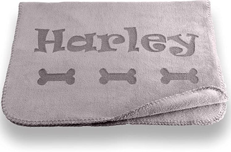 Custom Catch Personalized Dog Blanket