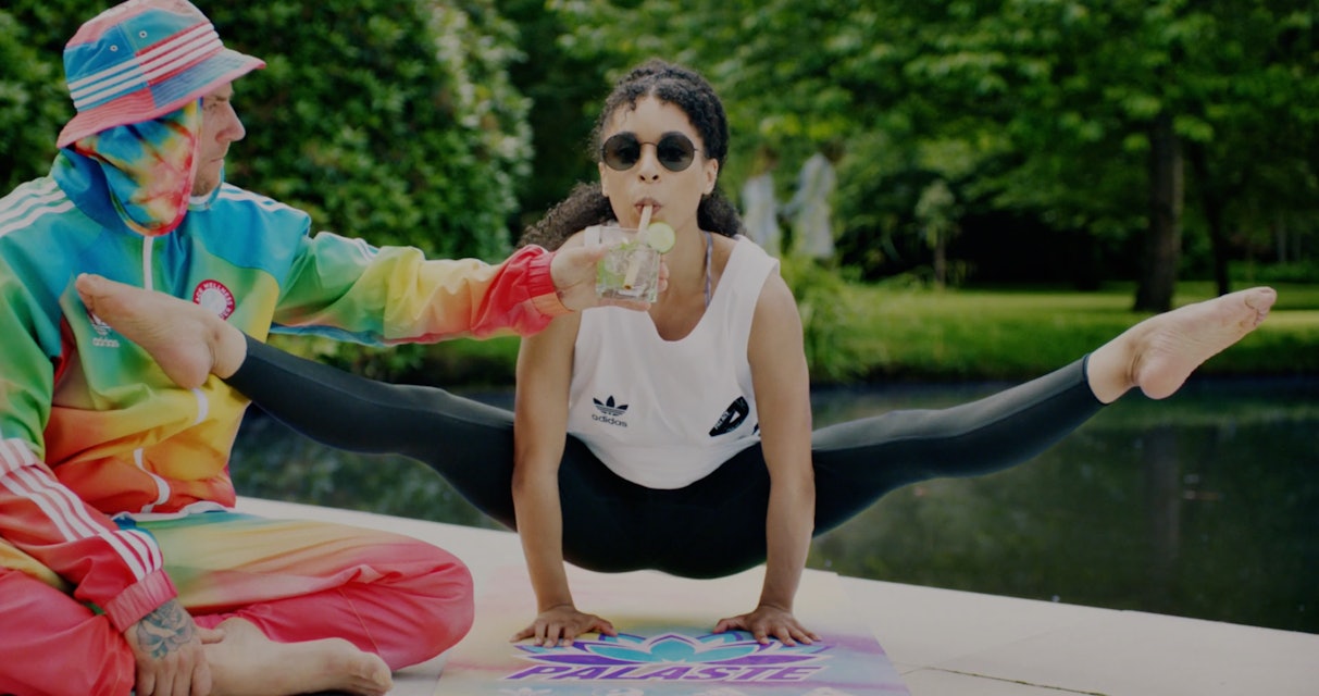 colorful apparel for yoga, swimming, and chillin'