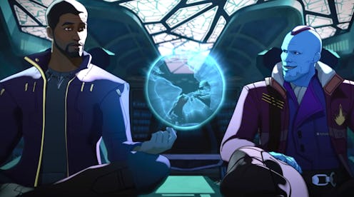Chadwick Boseman as T'Challa in Marvel's 'What If...?' on Disney+.