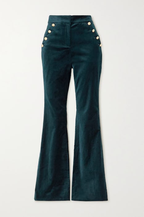 Velvet Flared Pants