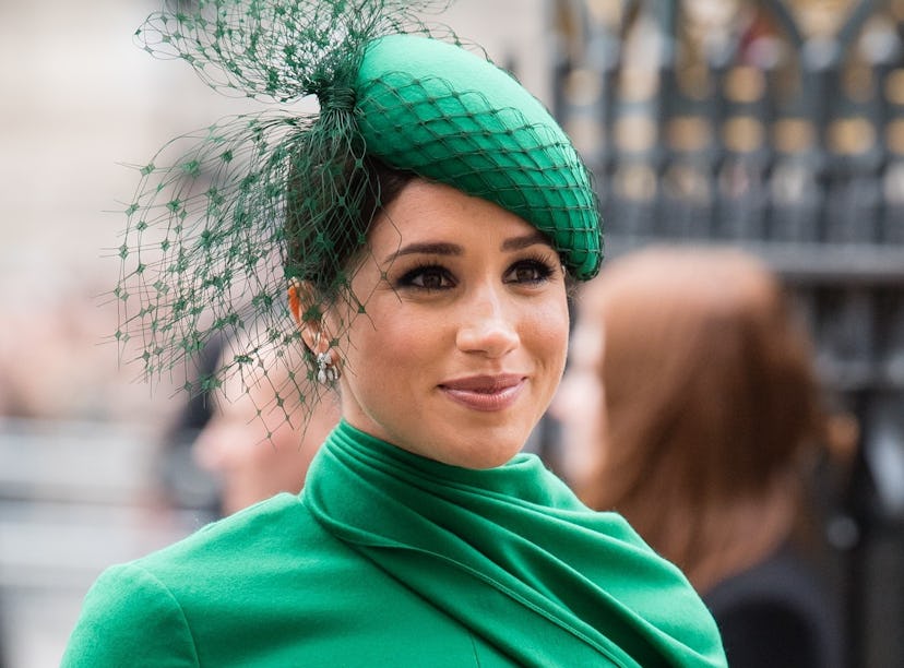 LONDON, ENGLAND - MARCH 09: Meghan, Duchess of Sussex attends the Commonwealth Day Service 2020 on ...