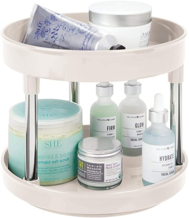 mDesign Spinning 2-Tier Lazy Susan