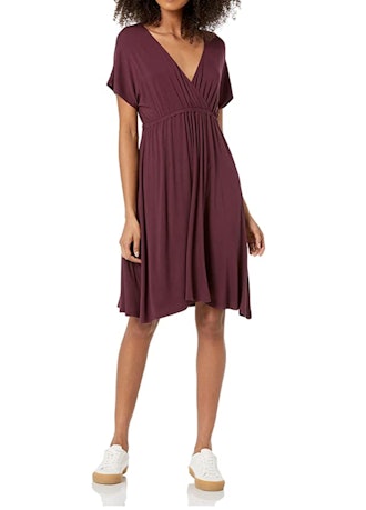 Amazon Essentials Solid Surplice Dress