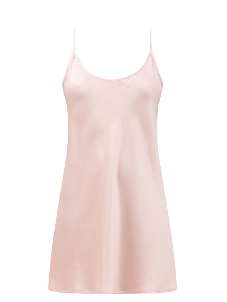 La Perla Semplice Silk-Satin Slip Dress