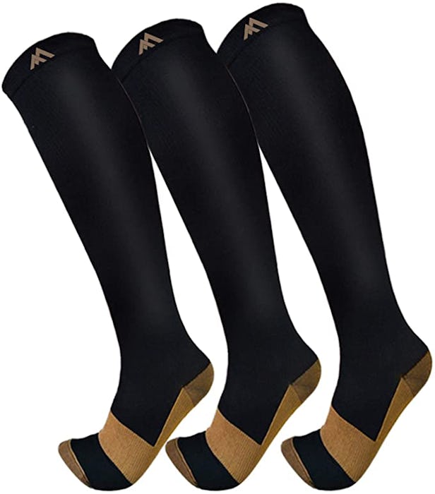 FuelMeFoot Copper Compression Socks (3-Pack)