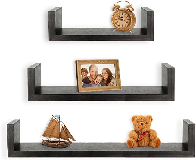 Greenco Floating Shelves (Set of 3)