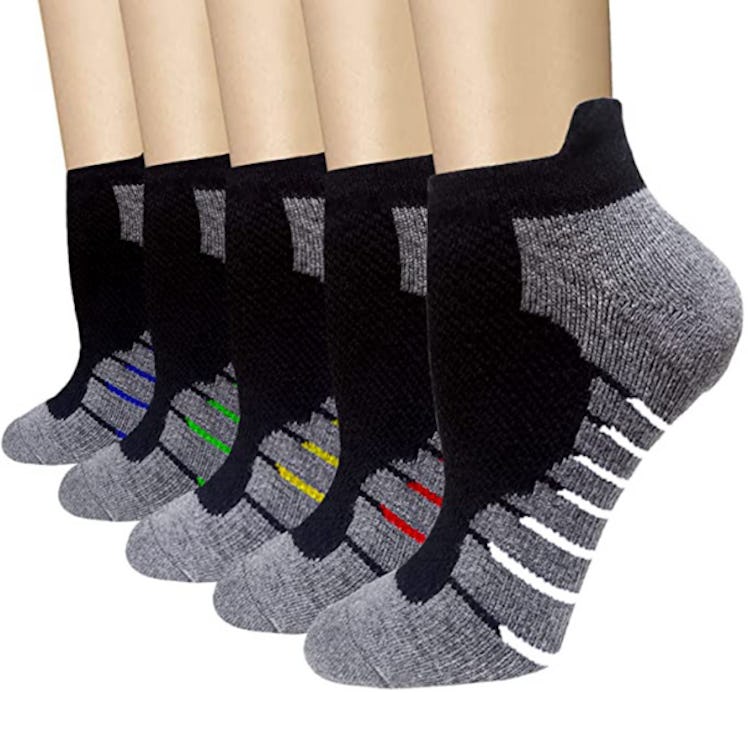 SOOVERKI Copper Compression Ankle Socks (5 Pairs)