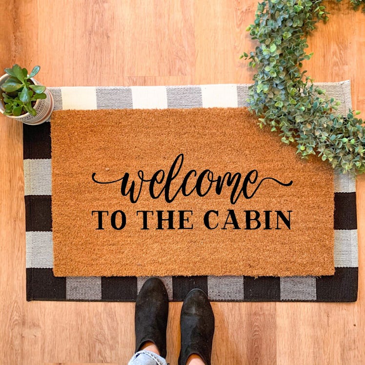 Welcome To The Cabin Welcome Mat