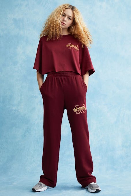 Joggers with Appliqué