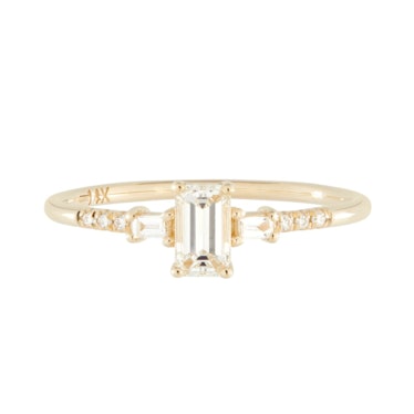 Jennie Kwon Melody ring in 14K yellow gold, available to shop via Catbird.