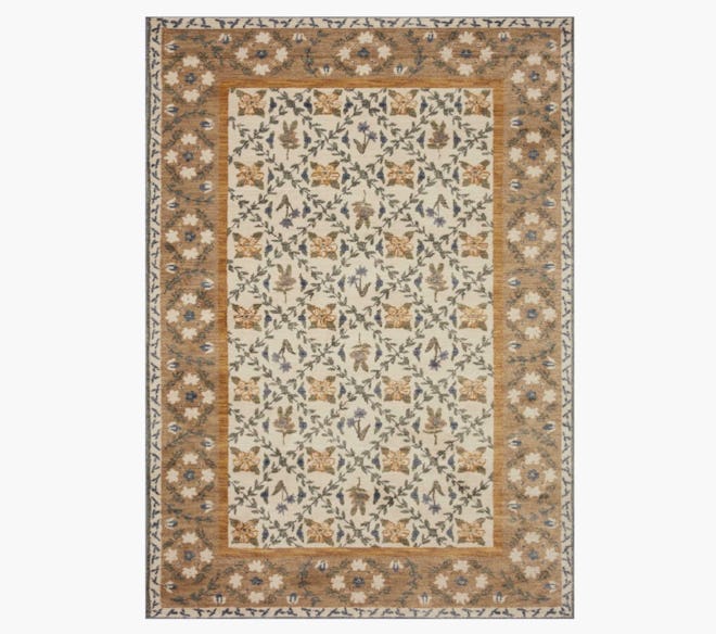 Belvedere Gold Power-Loomed Rug