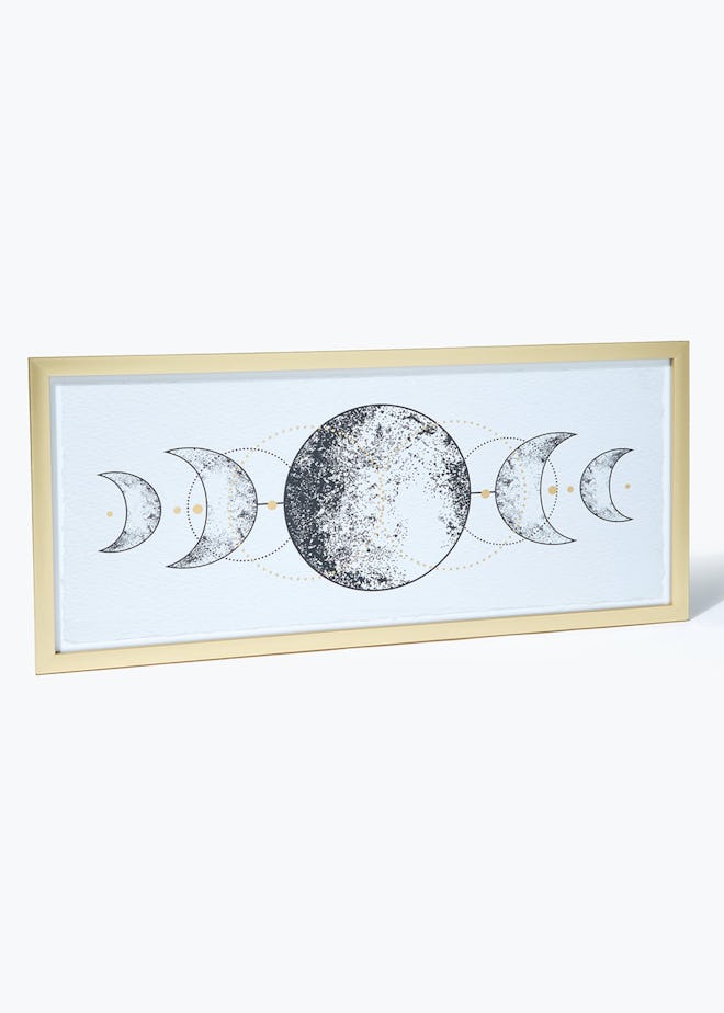 Moon Phases Framed Wall Art