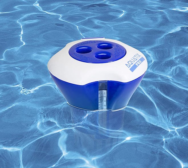 Aquatix Pro Large Pool Chemical Dispenser With Thermometer