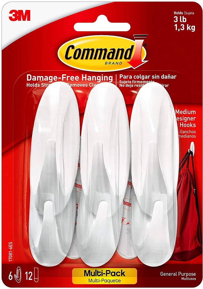 Command Medium Designer Hooks (6-Pack)