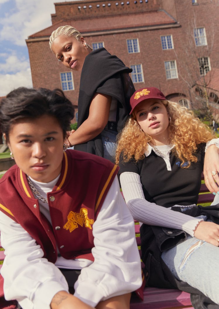 Campaign images from H&M x Netflix's 'Sex Education' Collection