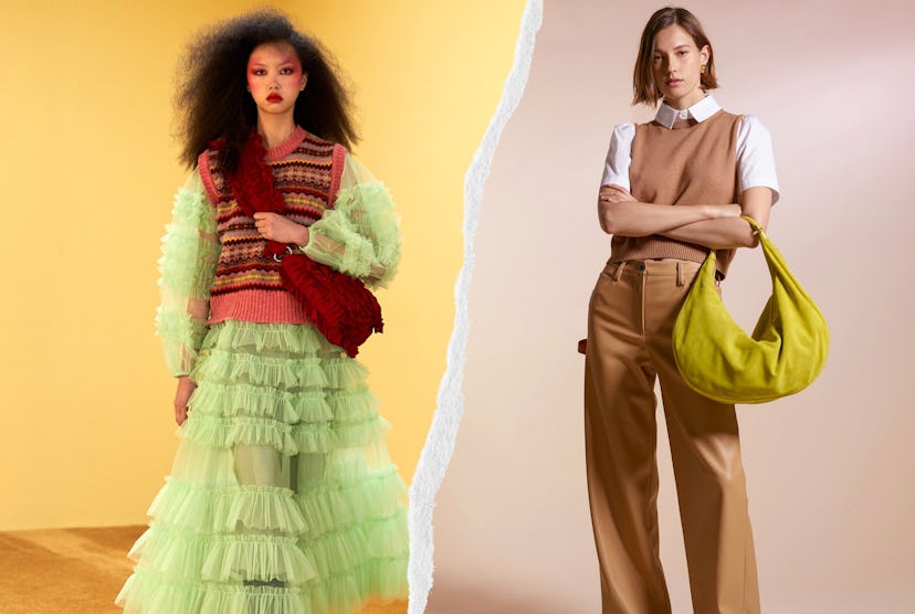 See the Fall 2021 trends everyone will be wearing, from '90s sweater vest to 2000s bubblegum pink.