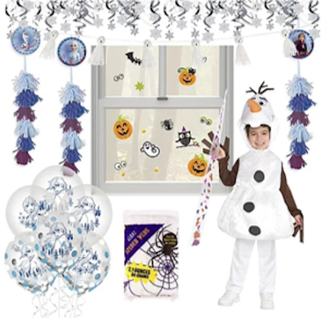 Disney Frozen 2 Halloween Car Parade Kit With Olaf Costume For Kids