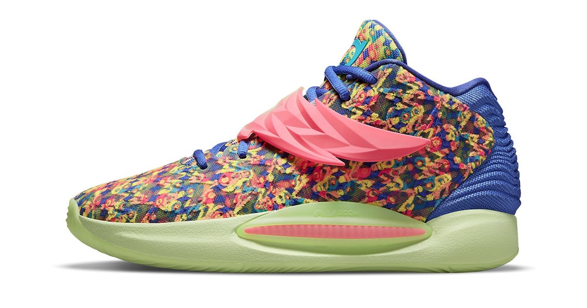Nike turns Kevin Durantâs KD14 basketball shoe into a wearable work of art