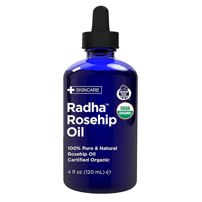 Radha Beauty USDA Certified Organic Rosehip Oil 
