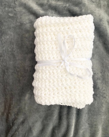 Hand-Knitted Soft Blanket