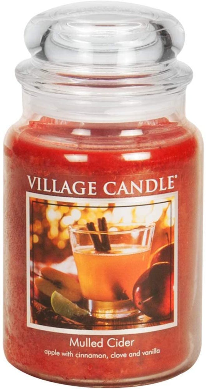 Village Candle Mulled Cider Jar Candle, 21.25 Oz. 