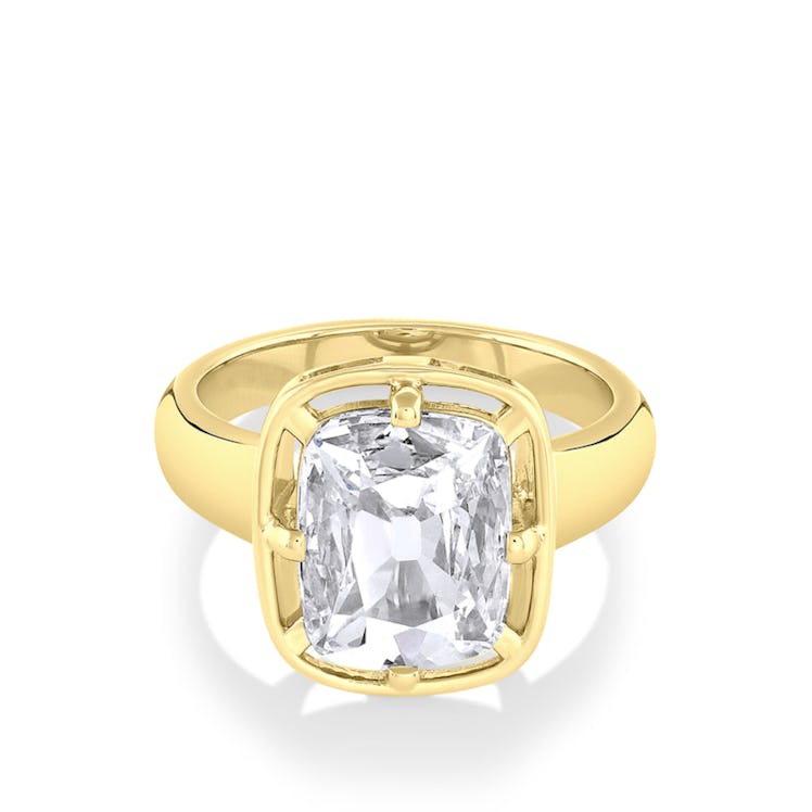 3.01ct Cushion Diamond Georgia Engagement Ring from Marrow Fine.