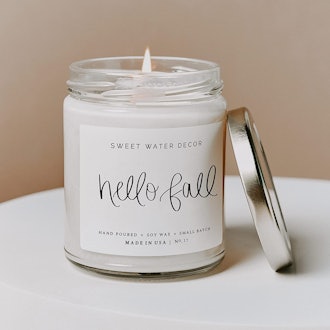 Sweet Water Decor Hello Fall Candle, 9 Oz. 