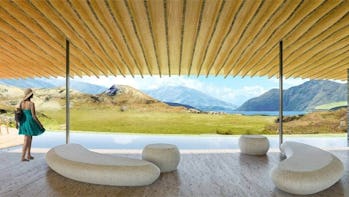 Peter Thiel New Zealand luxury lodge concept art