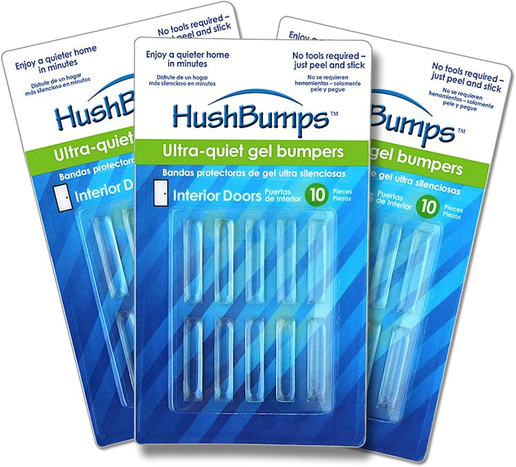 HushBumps Ultra-Quiet Bumpers for Interior Doors (30 Count)