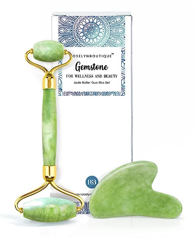 RoselynBoutique Jade Roller and Gua Sha