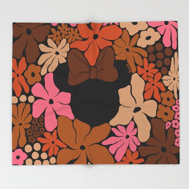 This Society6 x Disney Minnie Mouse Collection throw is perfect for the fall. 