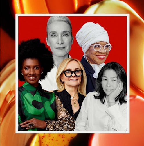 A collage of Joanna Czech, Constance White, Arlinda McIntosh, Jin Soon Choi, and Caroline Hadfield