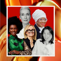 A collage of Joanna Czech, Constance White, Arlinda McIntosh, Jin Soon Choi, and Caroline Hadfield