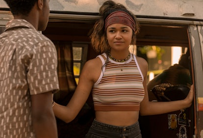 Madison Bailey as Kiara Carrera in Netflix's 'Outer Banks'