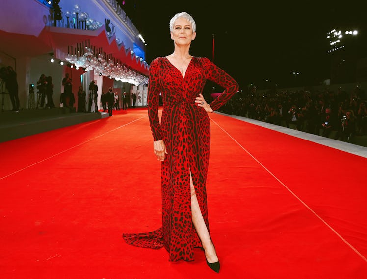 Jamie Lee Curtis on the Venice red carpet