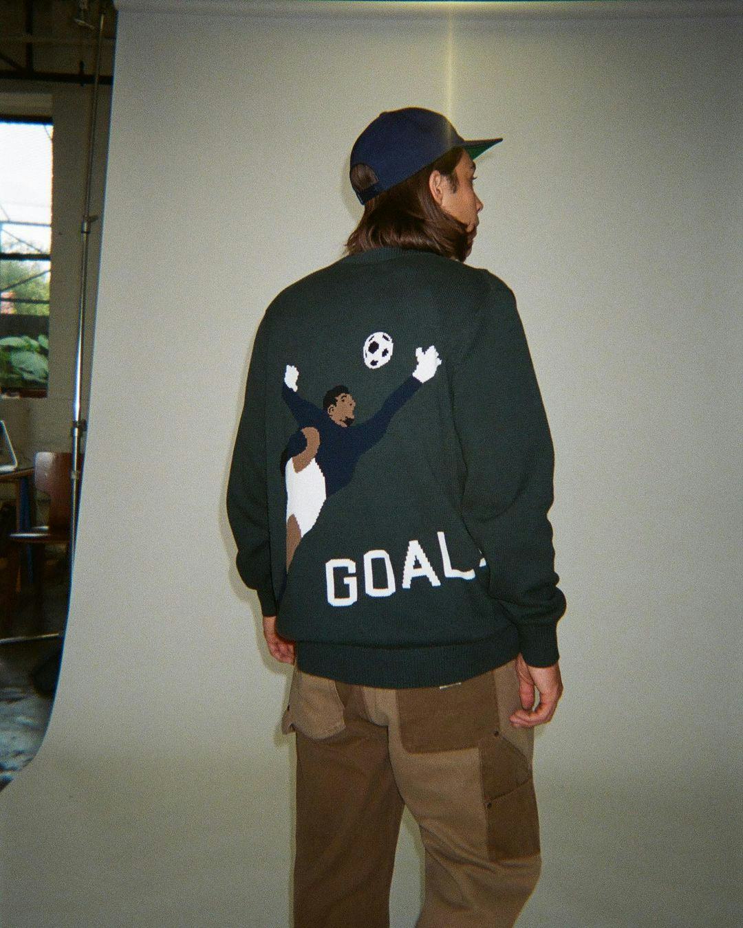 only ny soccer knit sweater